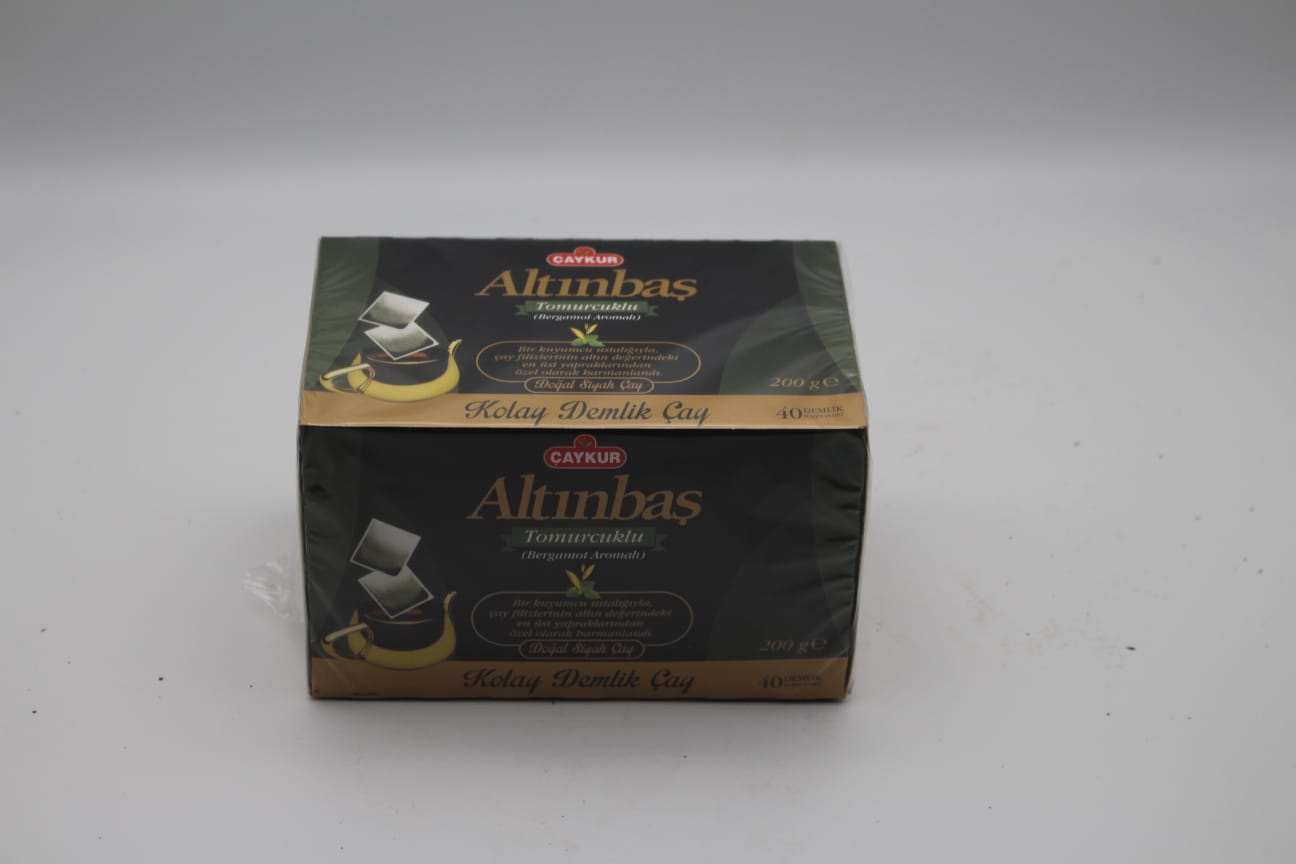CAYKUR Earl Grey  Teekanne Beutel 40er / ALTINBAS Bergamot Demlik Poset Cay 200g
